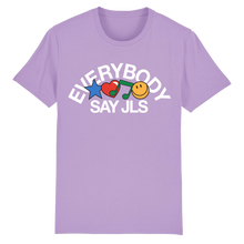 Load image into Gallery viewer, Everybody Say JLS The Hits Tour Dates Lilac Tee