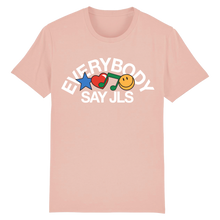 Load image into Gallery viewer, Everybody Say JLS Tour Dates Pink Tee