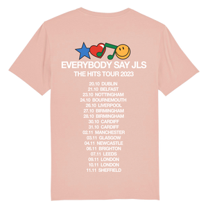 Everybody Say JLS Tour Dates Pink Tee
