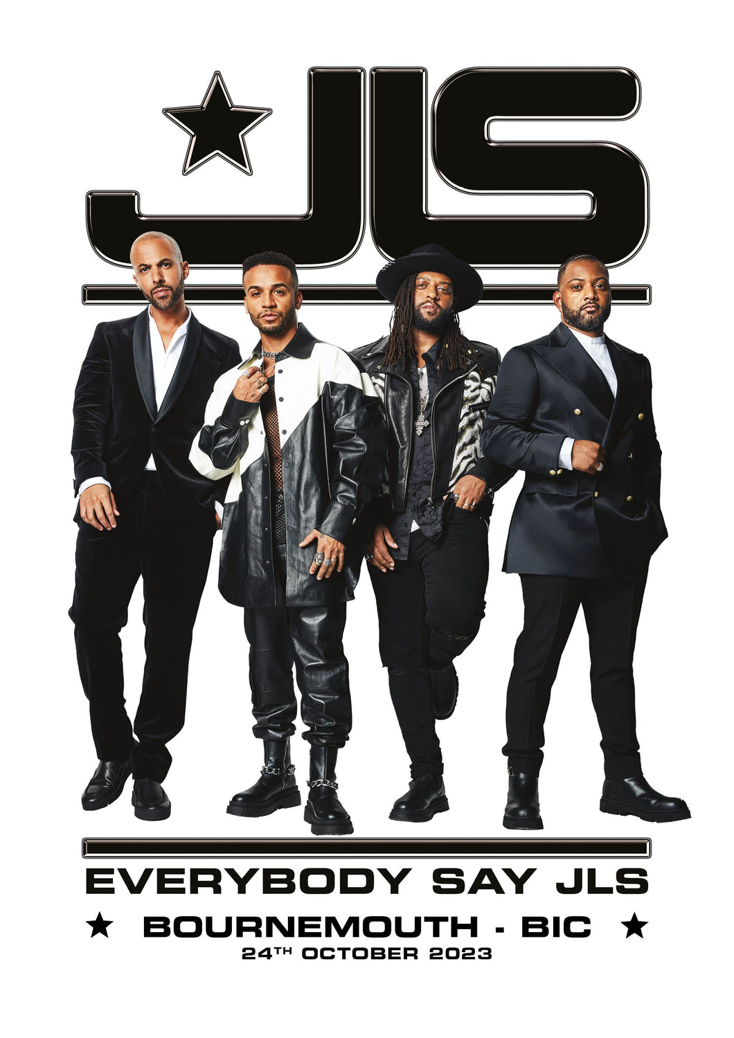 Everybody Say JLS Tour Bournemouth 24 October - Signed Litho