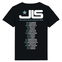 Load image into Gallery viewer, The Club is Alive Dateback Black Tee