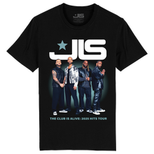 Load image into Gallery viewer, The Club is Alive Dateback Black Tee