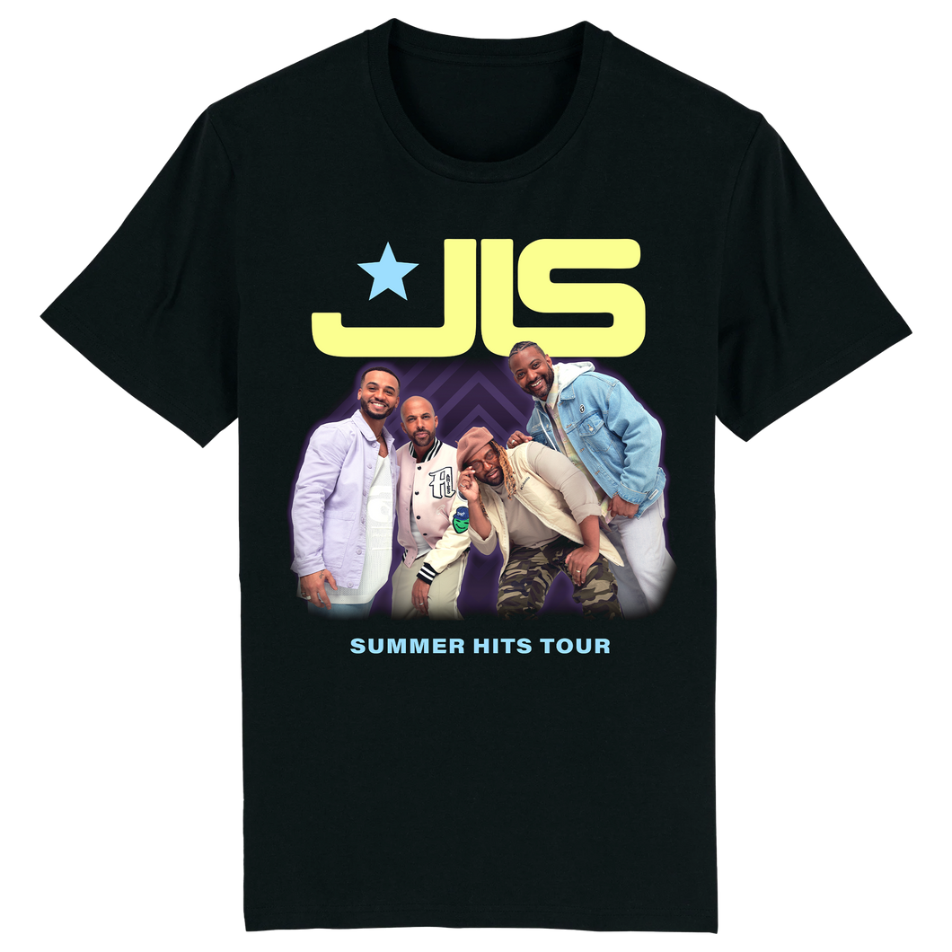 Summer Hits Tour Group Photo Black Tee – JLS Merch