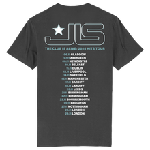 Load image into Gallery viewer, JLS Stage Photo Dateback Charcoal Tee