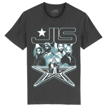 Load image into Gallery viewer, JLS Stage Photo Dateback Charcoal Tee