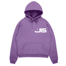 Load image into Gallery viewer, JLS Summer Logo Lavender Dateback Hoodie