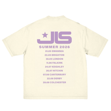 Load image into Gallery viewer, JLS Summer 2026 Dateback Off-White Tee