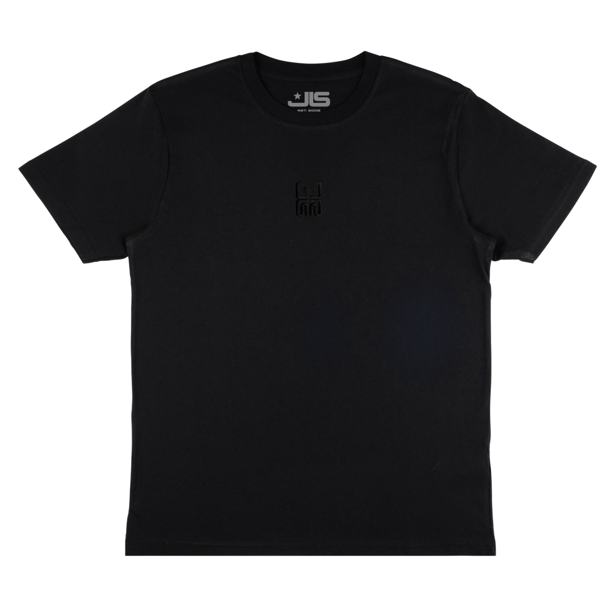 JLS Loungewear Embroidered Black Tee – JLS Merch