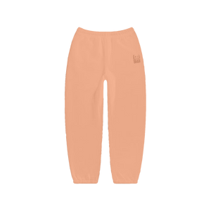 JLS Loungewear Embroidered Peach Joggers